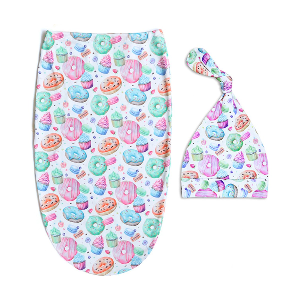 Baby Sleeping Bag and Hat Set