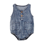 Baby Sleeveless Triangle Romper