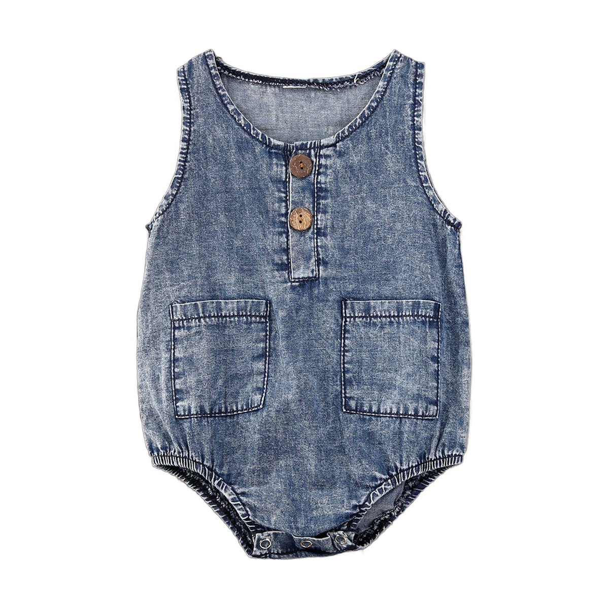 Baby Sleeveless Triangle Romper