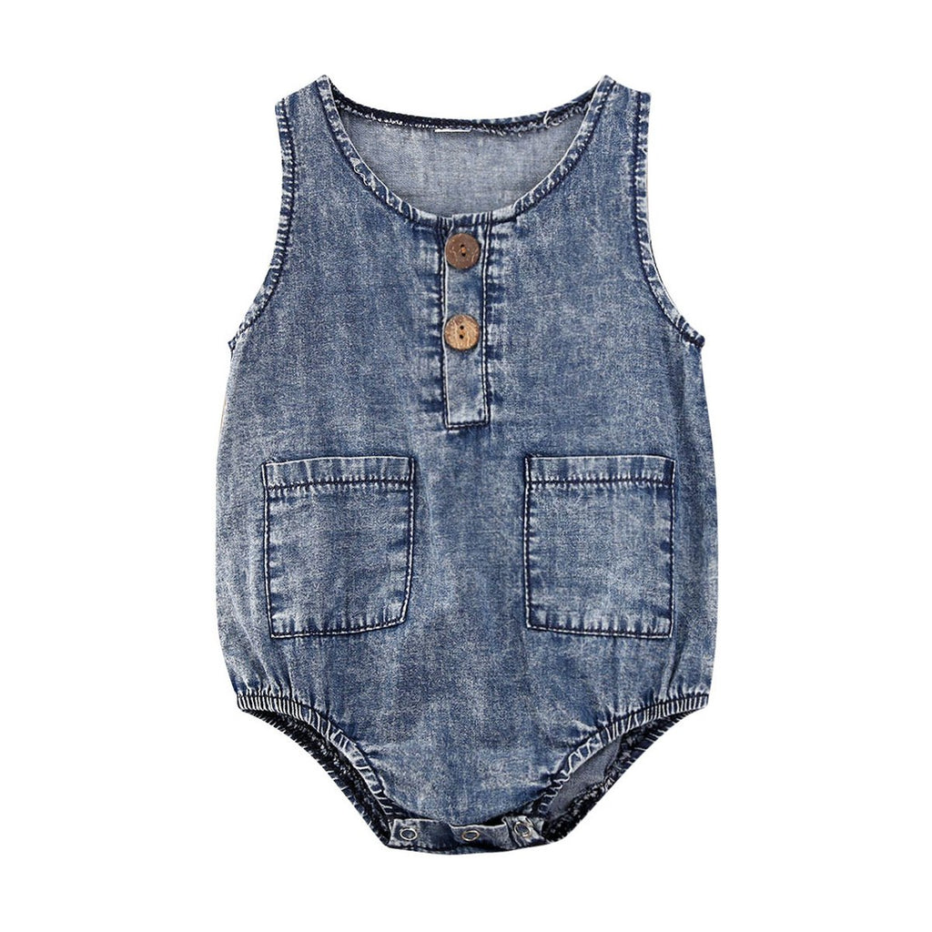 Baby Sleeveless Triangle Romper