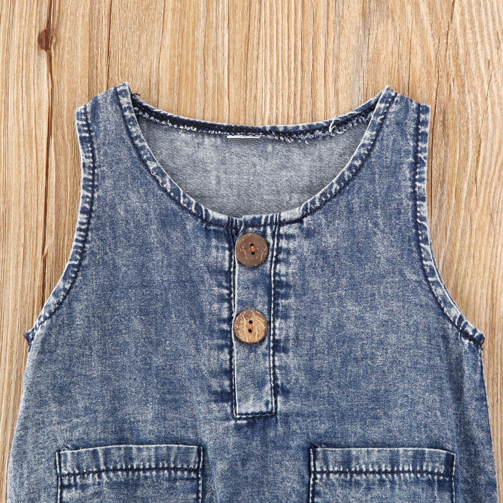 Baby Sleeveless Triangle Romper