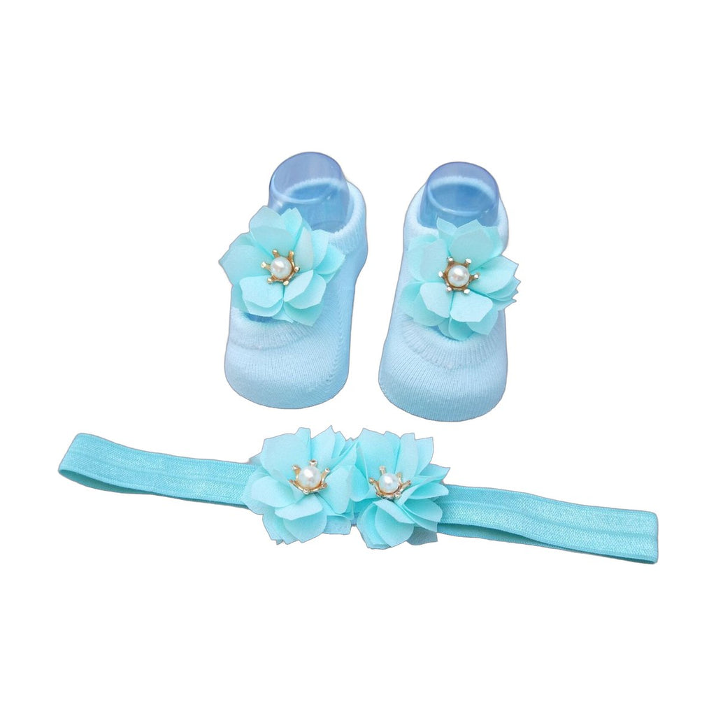 Baby Socks Headband Gift Box