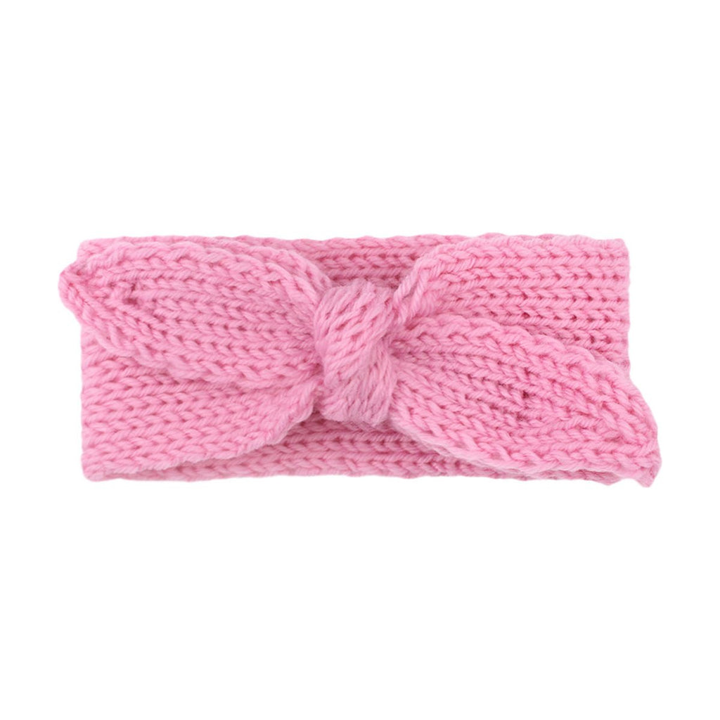 Baby Solid Big Bow Fish Knit Wool