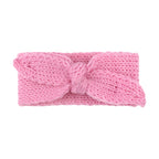 Baby Solid Big Bow Fish Knit Wool