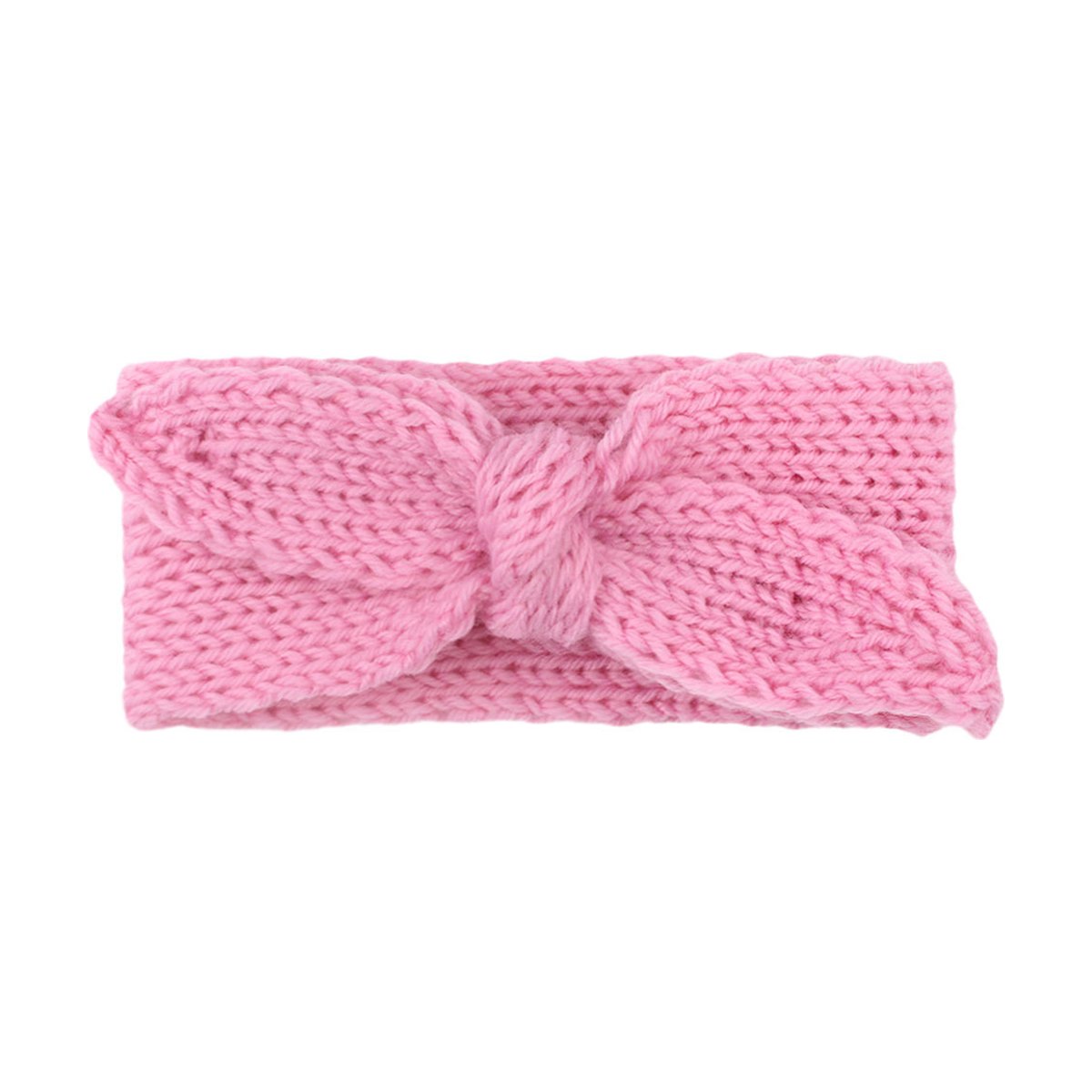 Baby Solid Big Bow Fish Knit Wool