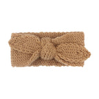 Baby Solid Big Bow Fish Knit Wool