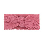 Baby Solid Big Bow Fish Knit Wool