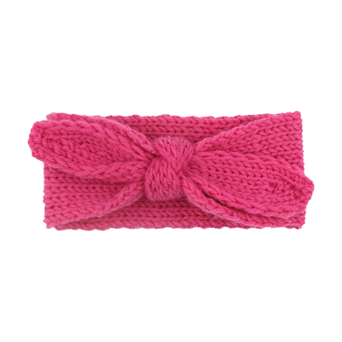 Baby Solid Big Bow Fish Knit Wool
