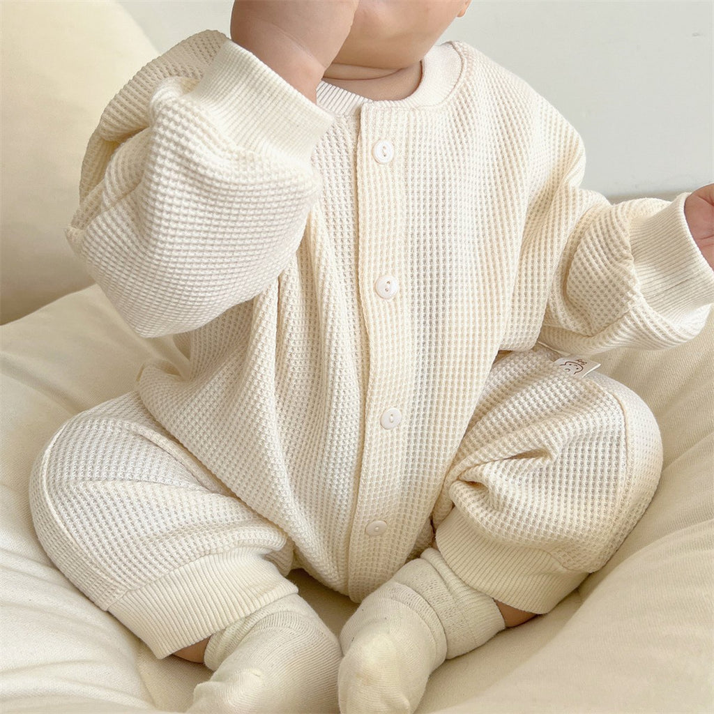 Baby Solid Color Long Sleeve Bare Board