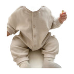 Baby Solid Color Long Sleeve Bare Board