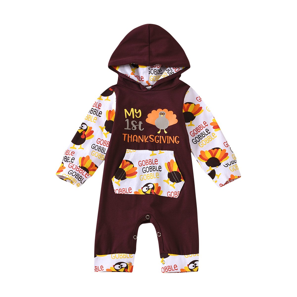Baby Thanksgiving Long Sleeve Hoodie