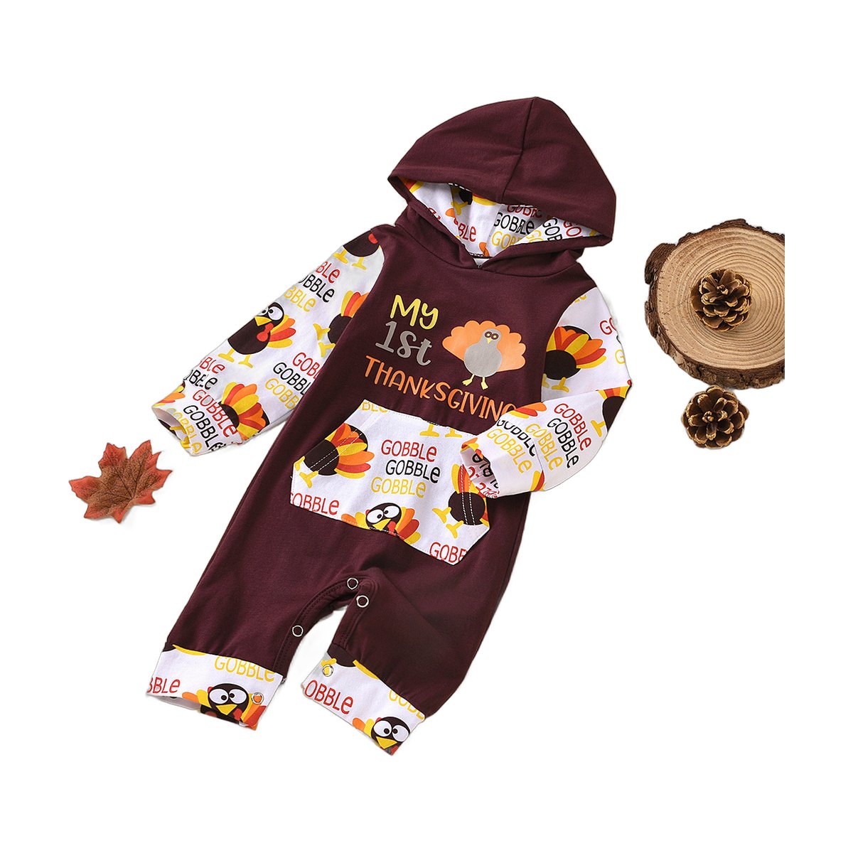 Baby Thanksgiving Long Sleeve Hoodie