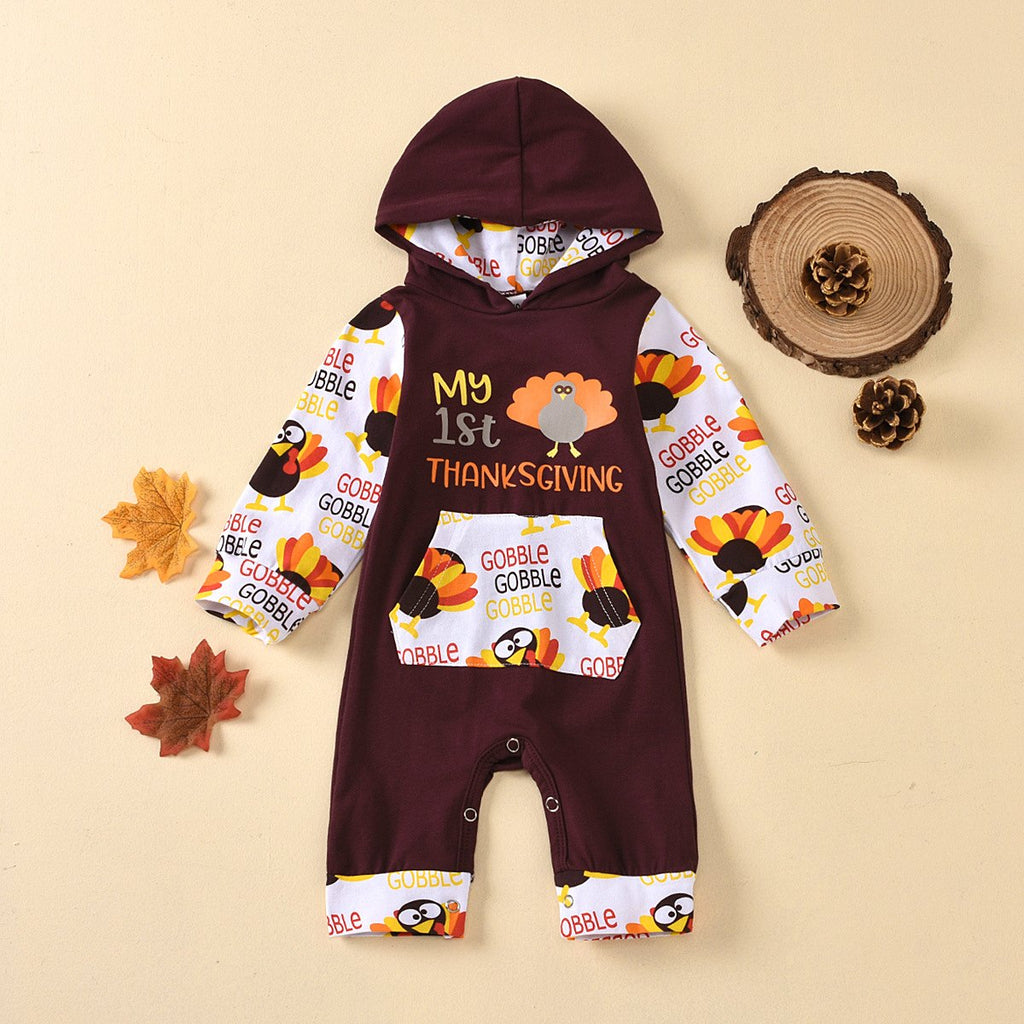 Baby Thanksgiving Long Sleeve Hoodie