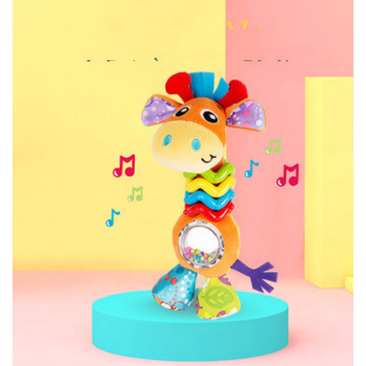 Baby Toy Rattle Soft Educational Animal Shape
