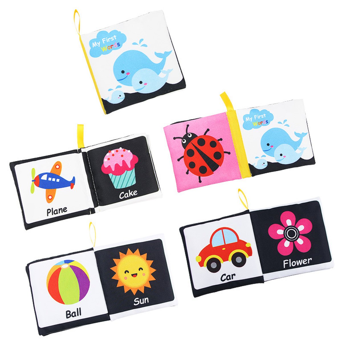 Baby Visual Excitement Cloth Book Montessori Toys