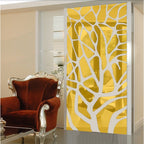 Background Wall Mirror Mosaic Geometric Decorative Stickers
