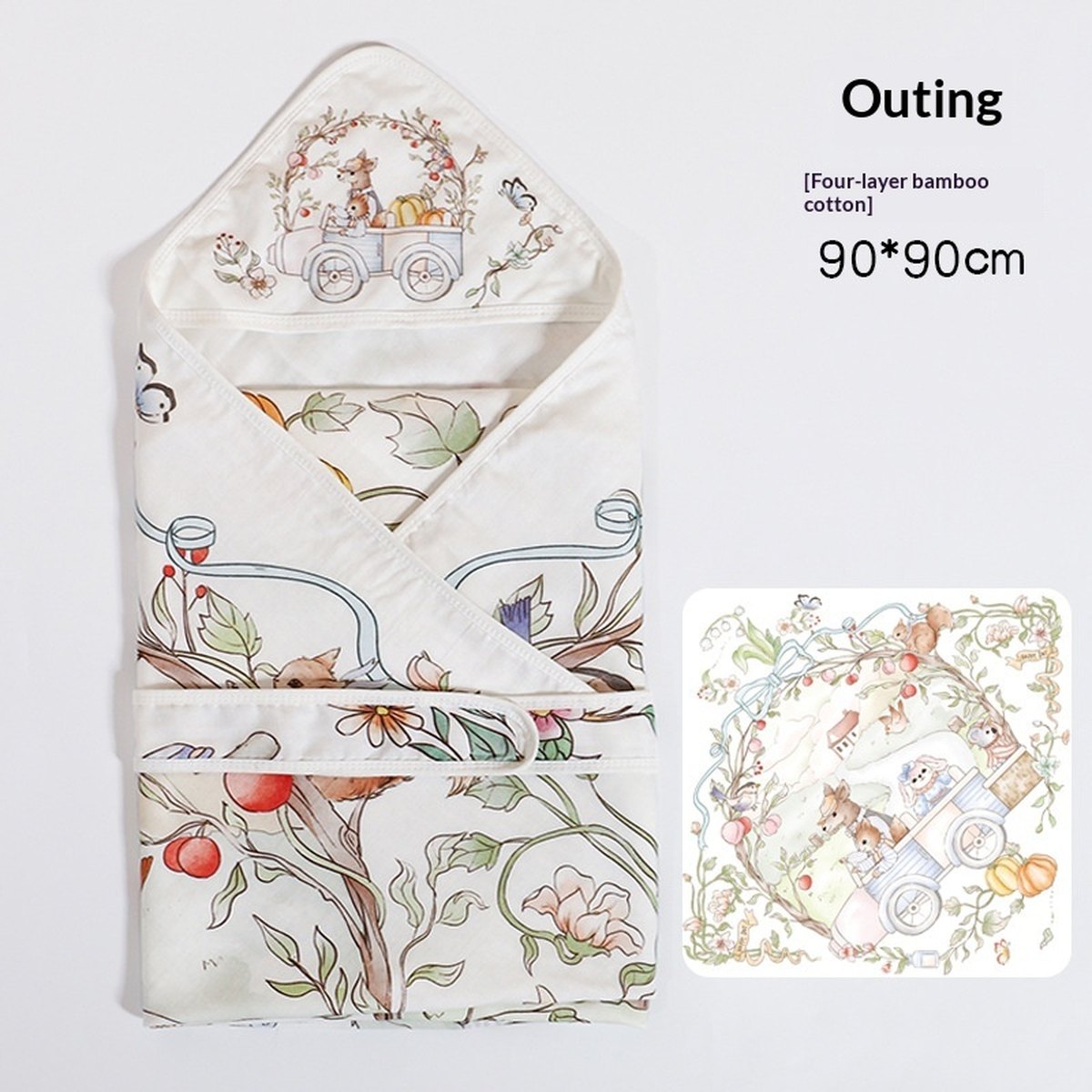Bamboo Cotton Swaddle Blanket