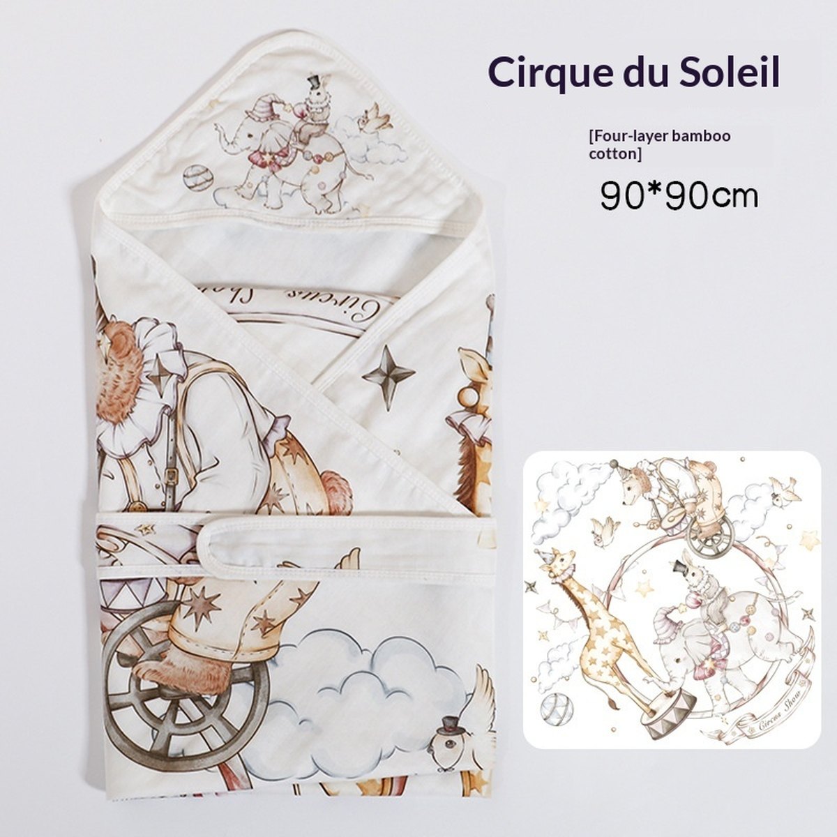 Bamboo Cotton Swaddle Blanket