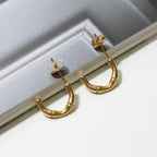Bamboo Stud Earrings