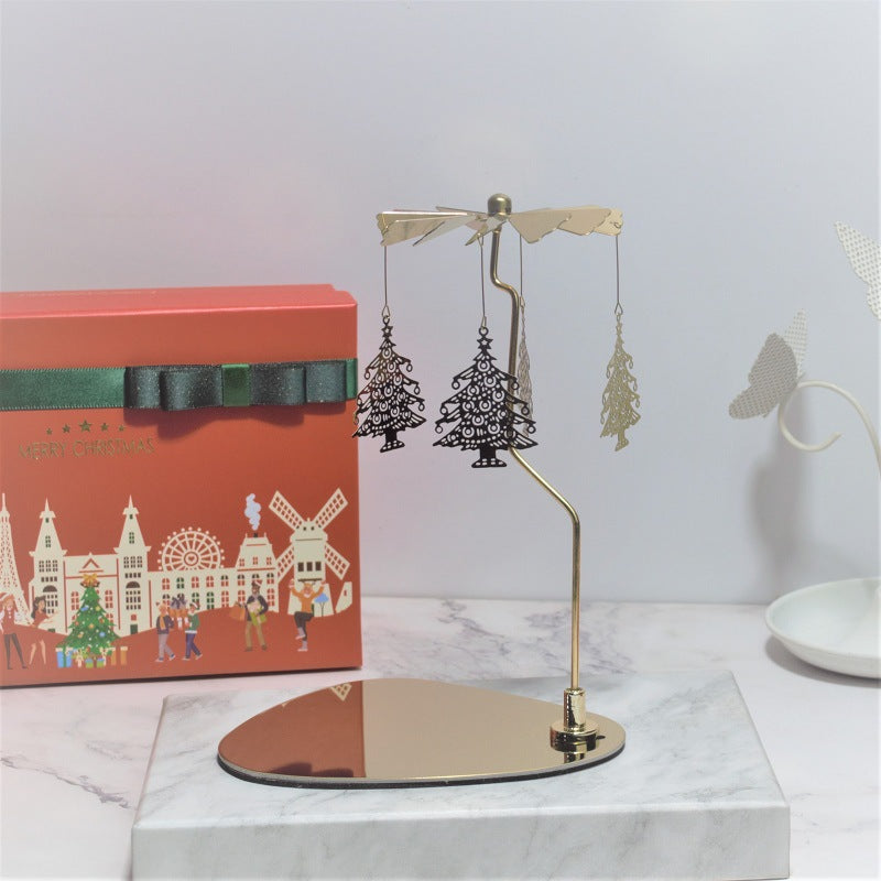 Creative Scented Candles Triangular Tray Rotating Candle