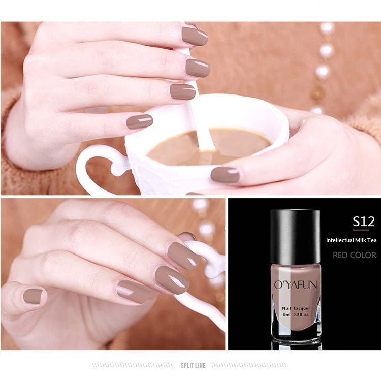 O'YAFUN Nude Peel-Off Nail Polish – 30 Shades