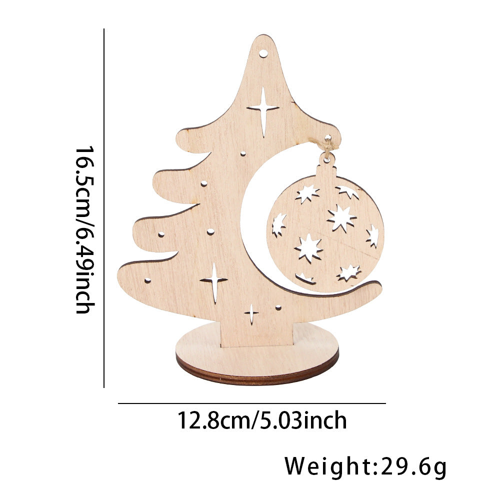 Hollow Wooden Christmas Ornament