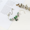 Beaded Bracelet Clover Pendant Charm