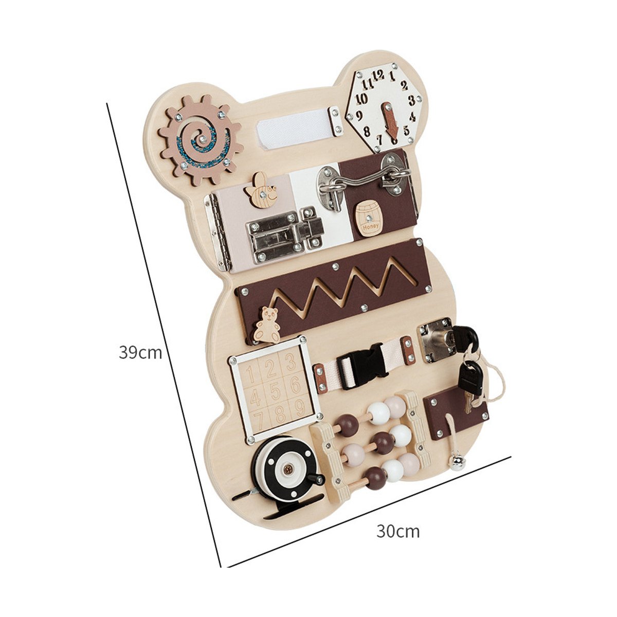 Bear Busy Board Lock Puzzle