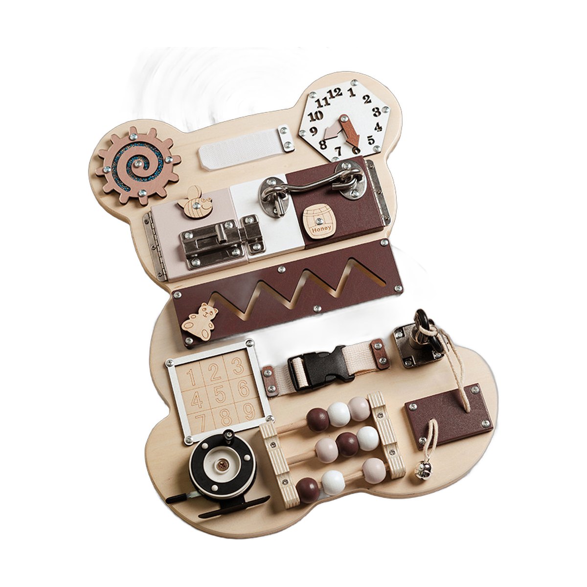 Bear Busy Board Lock Puzzle