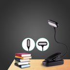 Bedside Reading Clip Lamp USB Charging Hose