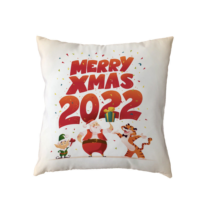 Christmas Ball and Tree Pillow Cover