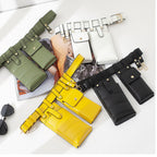 Belt Mesh Red Keychain Bag
