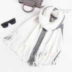 Woolen Scarf Knitted Bib Shawl