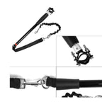 Bicycle Walking Dog Leash Chain Loading Unloading