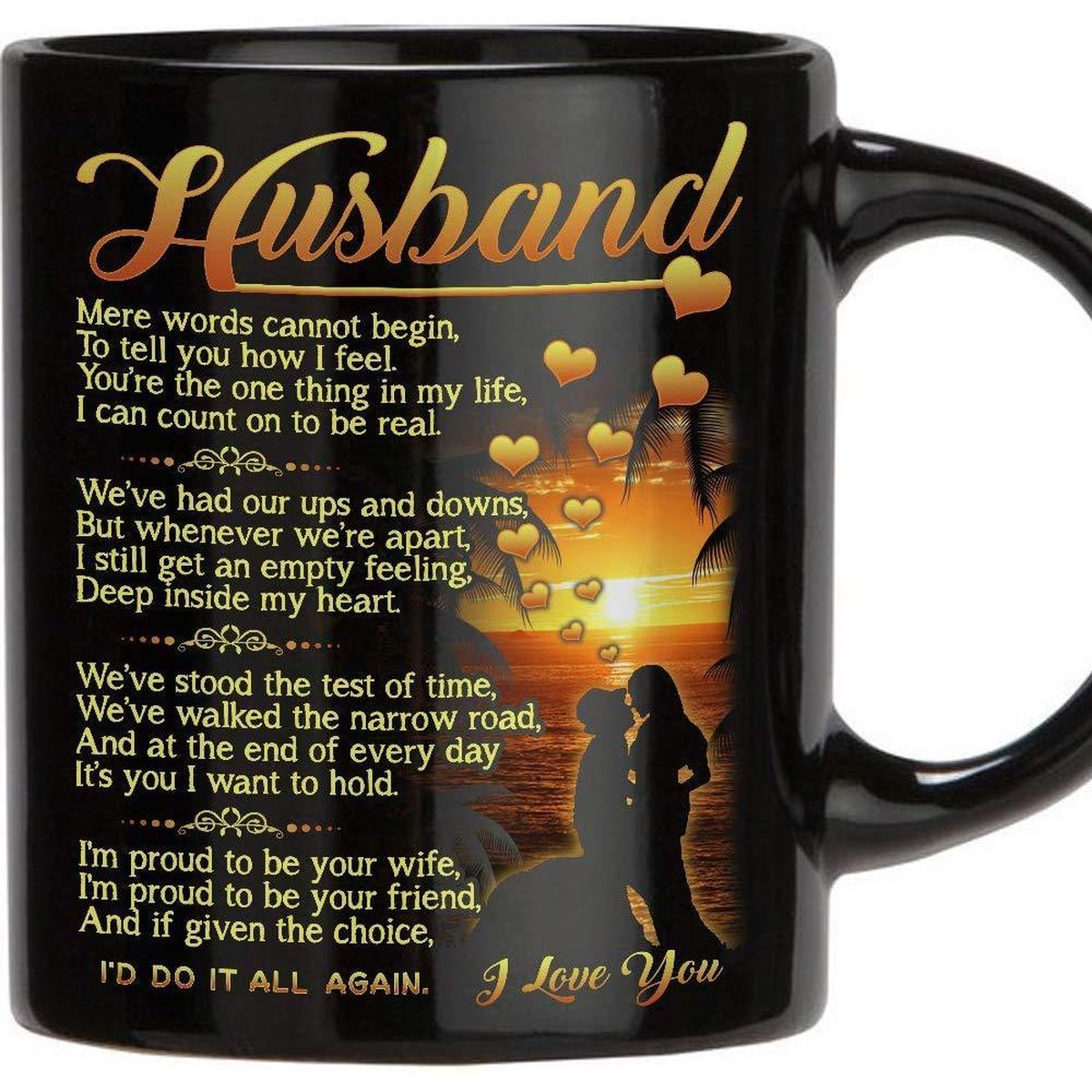 Black Ceramic Coffee Mug Mark