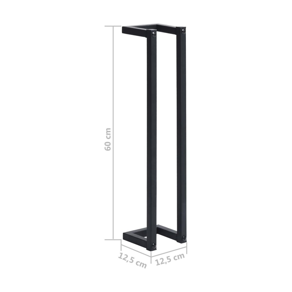 Black Iron Towel Rack
