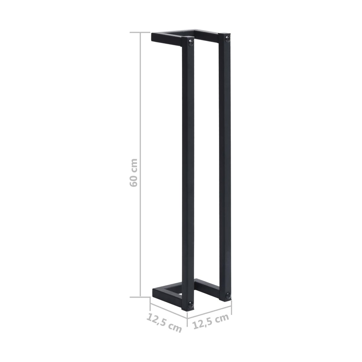 Black Iron Towel Rack