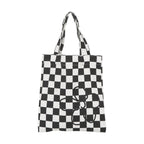 Black White Small Handbag Canvas