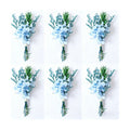 Blue Hydrangea Mini Bouquets, 6 Pieces