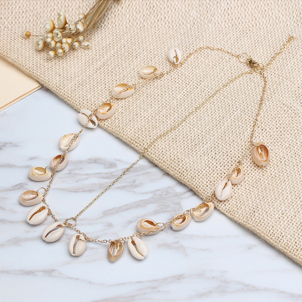 Bohemian Ethnic Jewelry Shell Headband Chain Hair