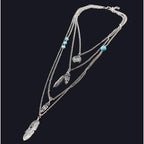 Bohemian Multi-layered Stereoscopic Necklace