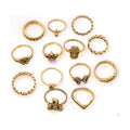 Boho Vintage Ring Set
