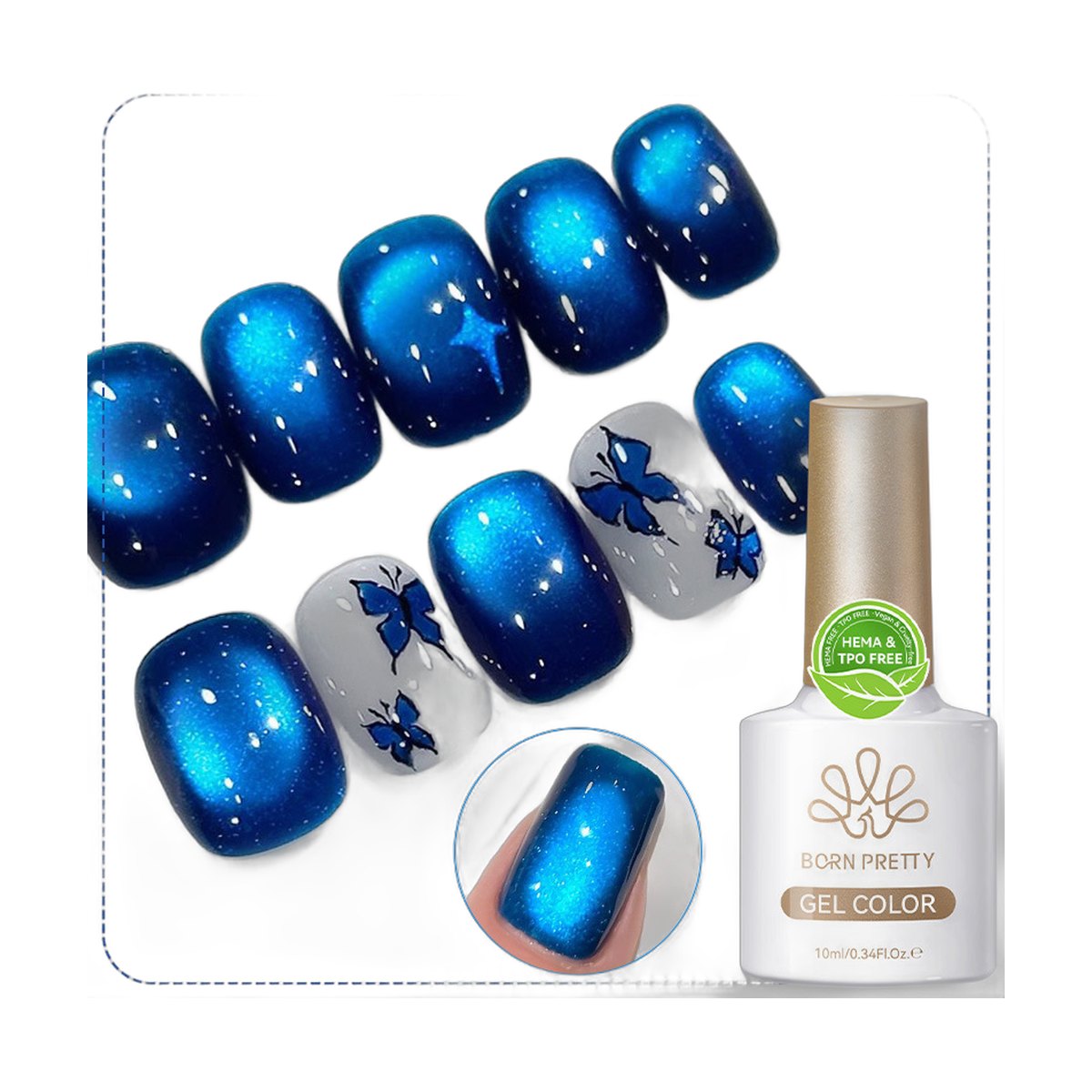 Born Pretty Cat Eye Gel Polish 10 ml