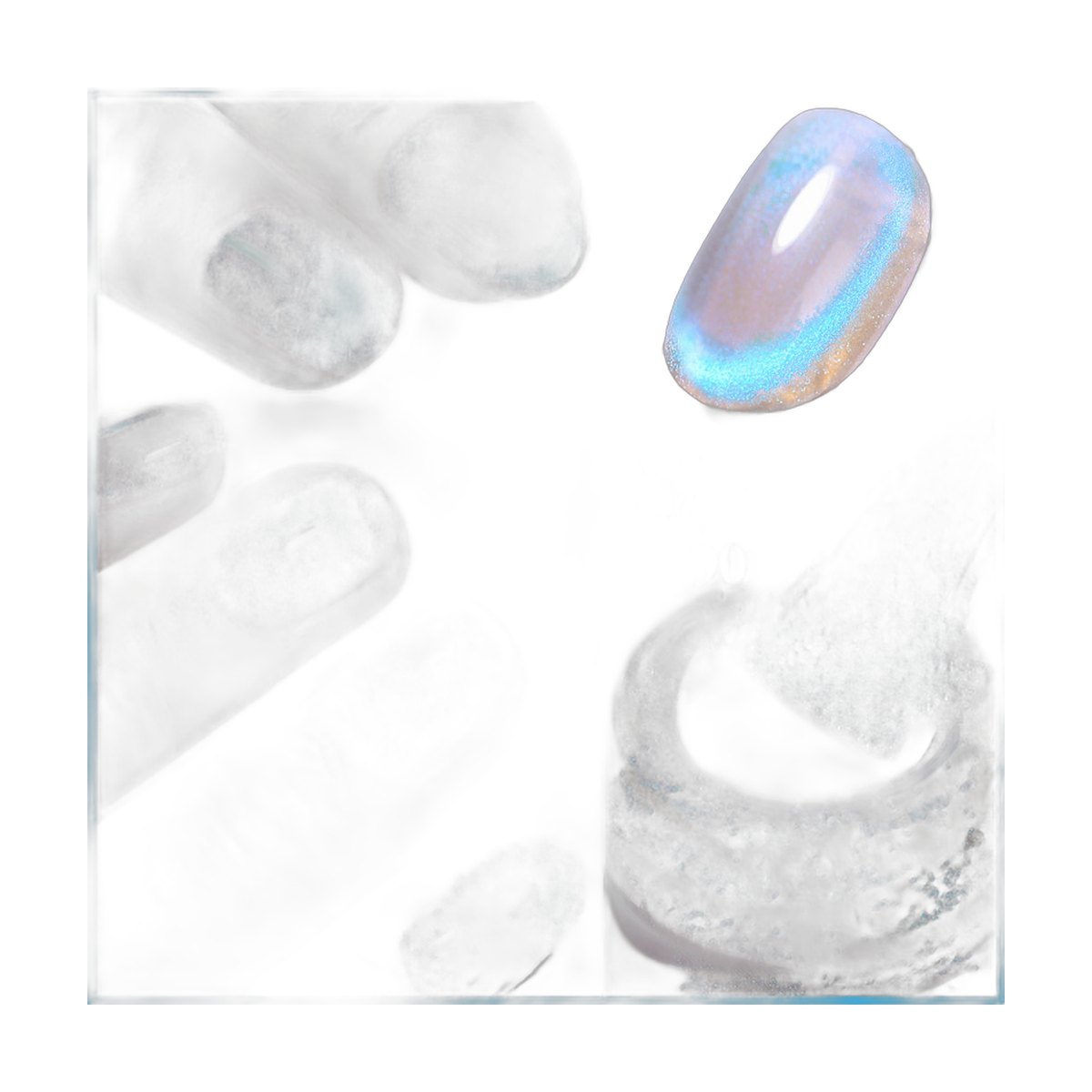 Born Pretty Crystal Cat Eye Gel Polish – 6 Shades