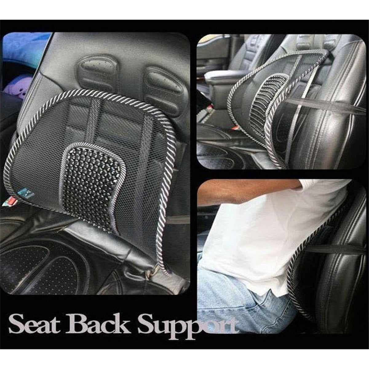 Breathable Lumbar Massage Cushion