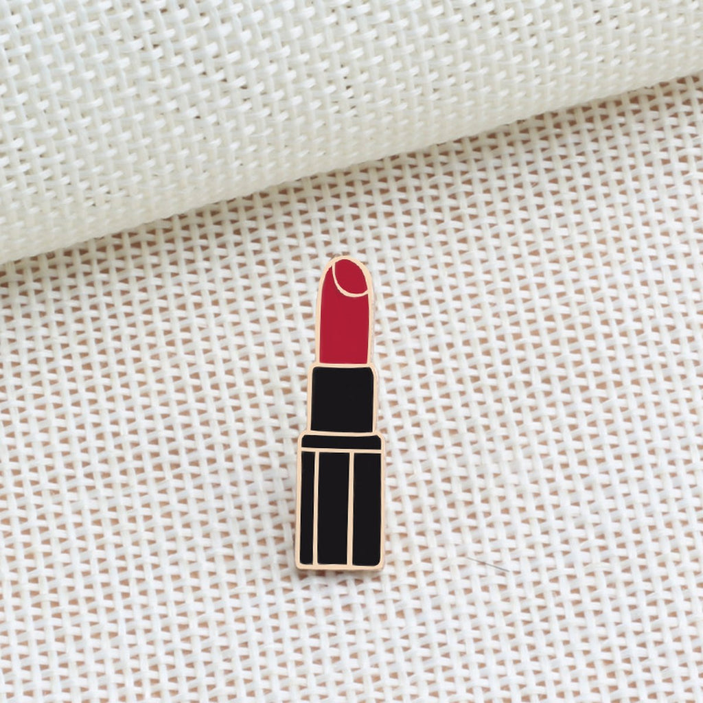 Brooch Cartoon Lipstick