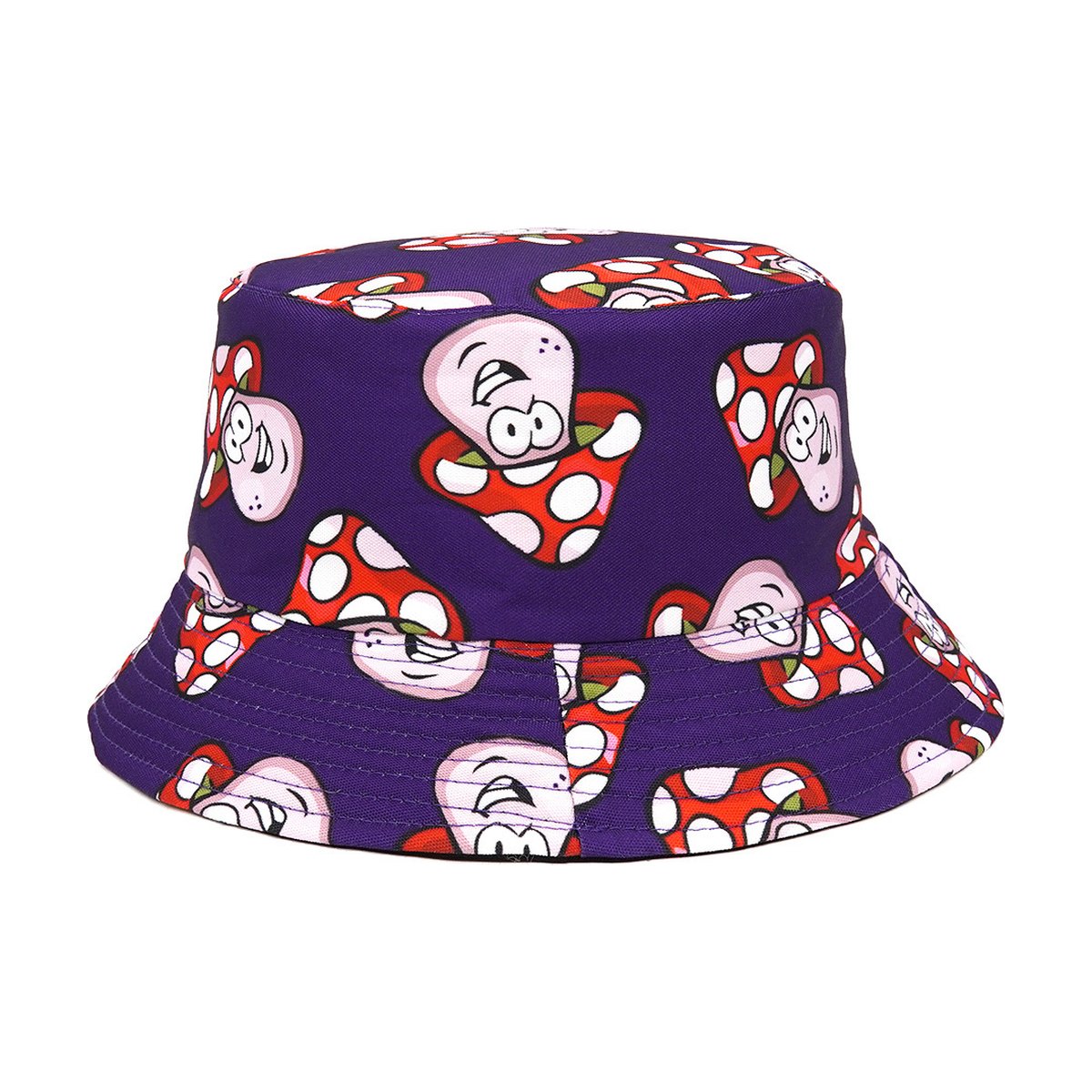 Bucket Cartoon Mushroom Double-sided Wear Hat