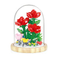 Building Blocks Bouquet Rose Sunflower Tiny Particles