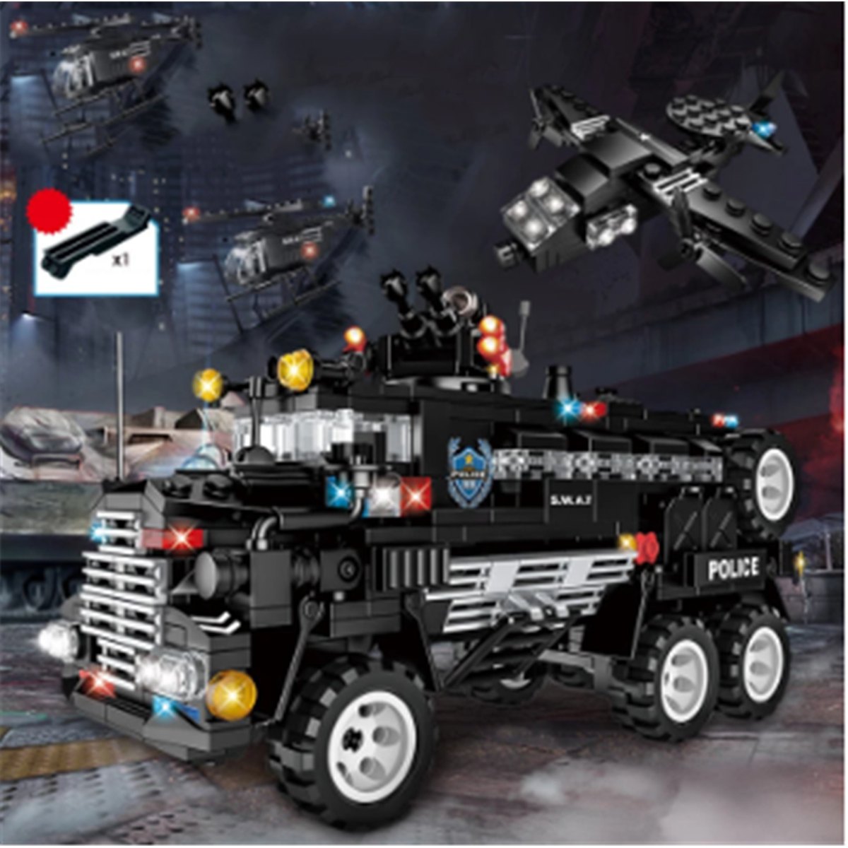 Building Blocks Small Particles Toys Combat Command