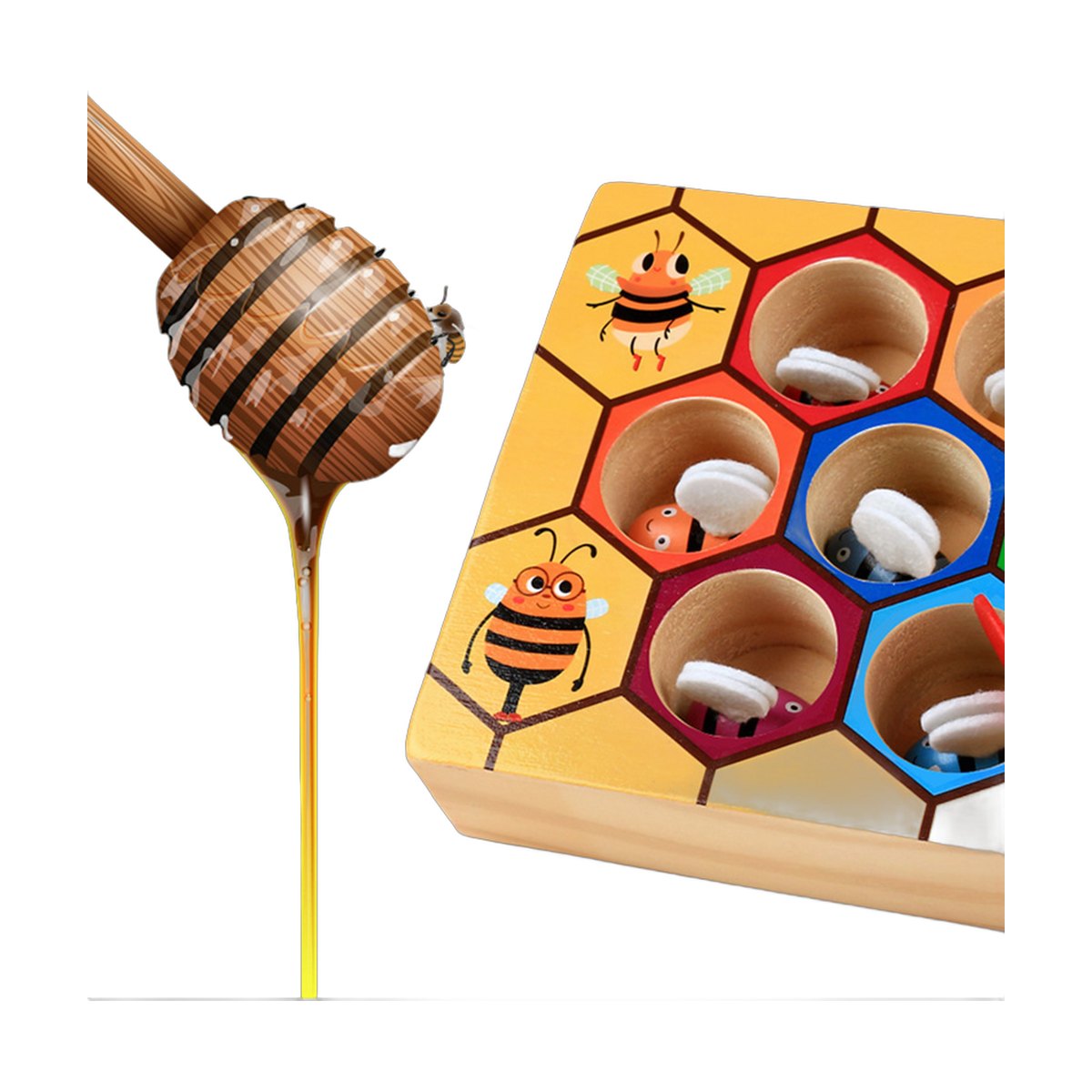 Busy Bees Wooden Montessori Game